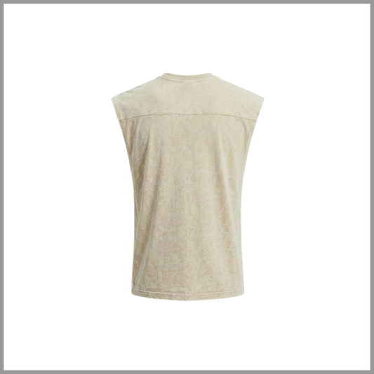 Gymbrat Acid Edge Beige Tank