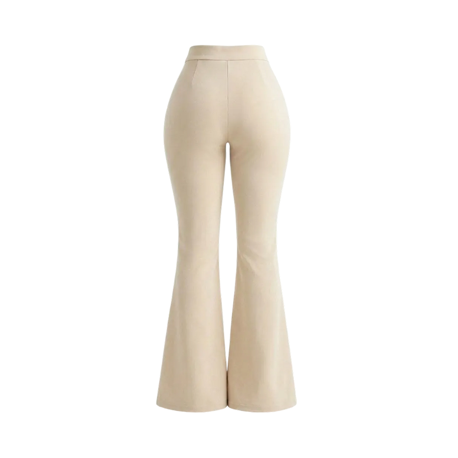 Gymbrat Flared Cream Pant