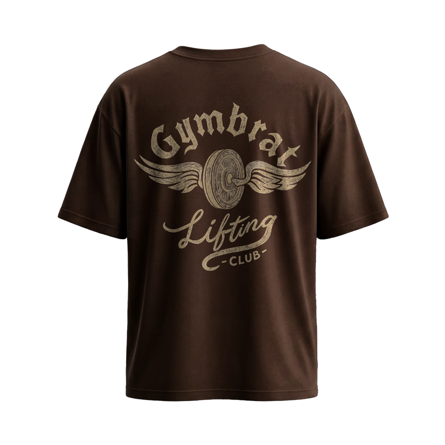 Gymbrat Lifting Club Brown T-Shirt