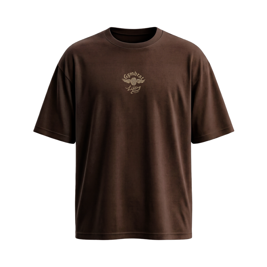 Gymbrat Lifting Club Brown T-Shirt