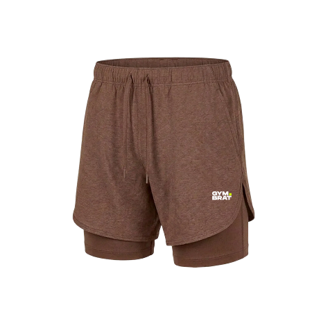Gymbrat Men Brown Shorts