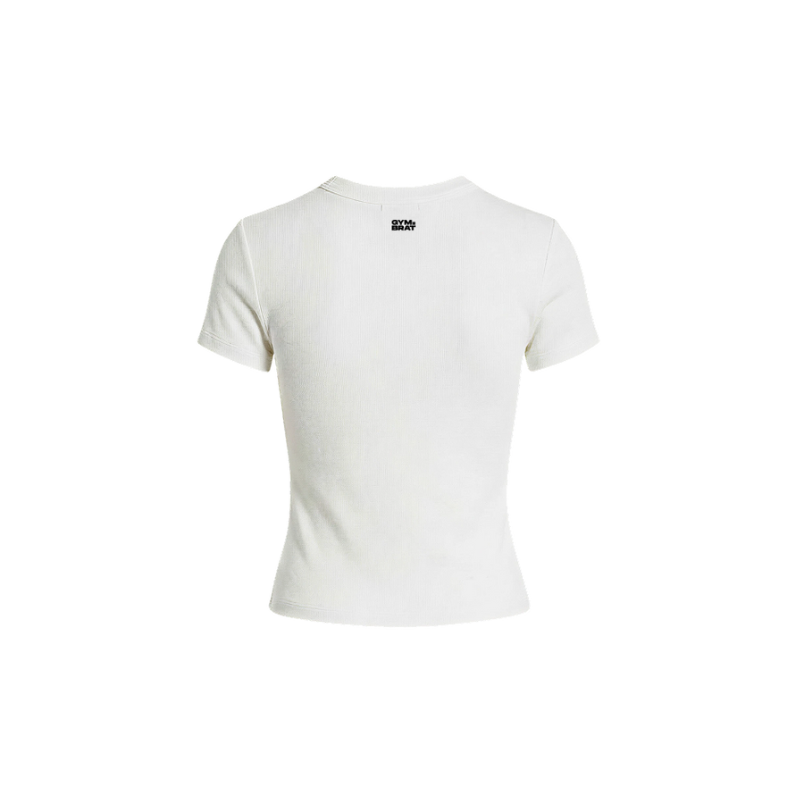 Gymbrat Prime Fit White T-shirt