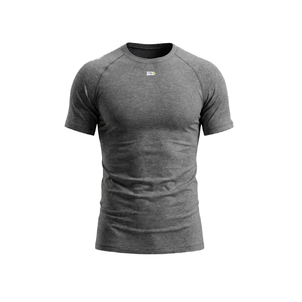 Gymbrat Raglan Basic Gray Tee