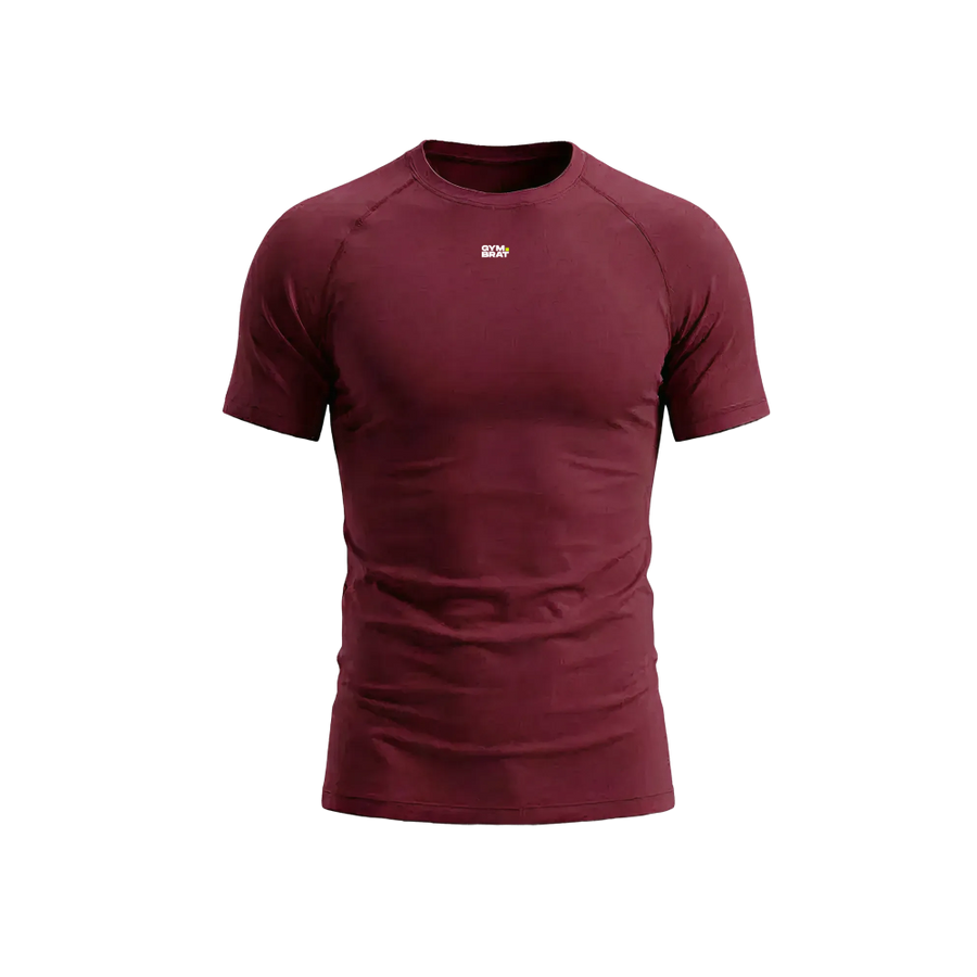 Gymbrat Raglan Basic Maroon Tee