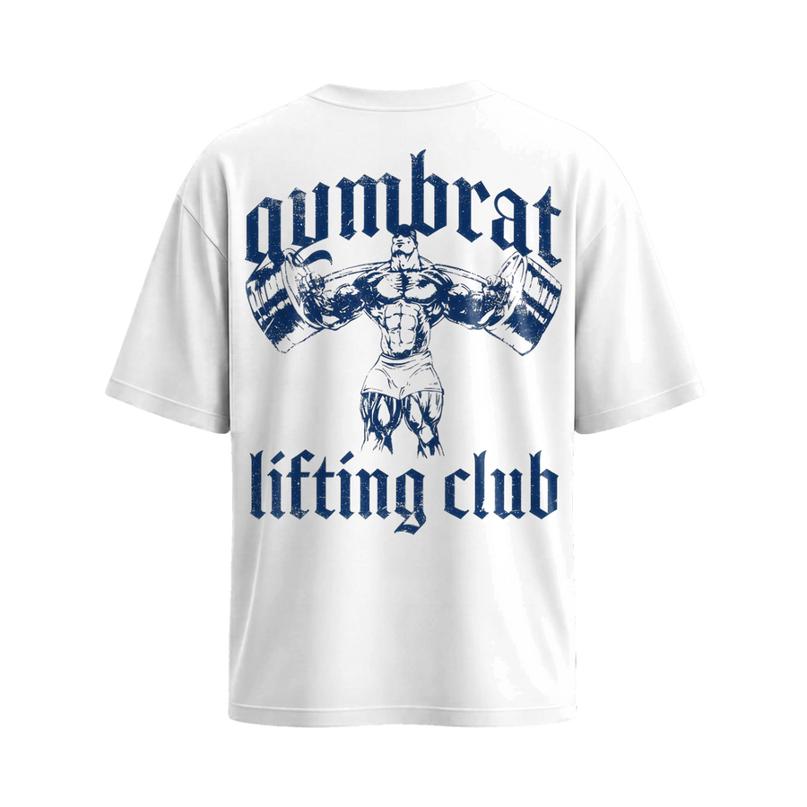 Gymbrat Warrior Lifting Club White T-Shirt
