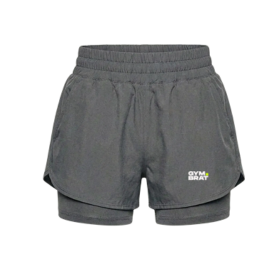 Gymbrat Women Shorts Gray
