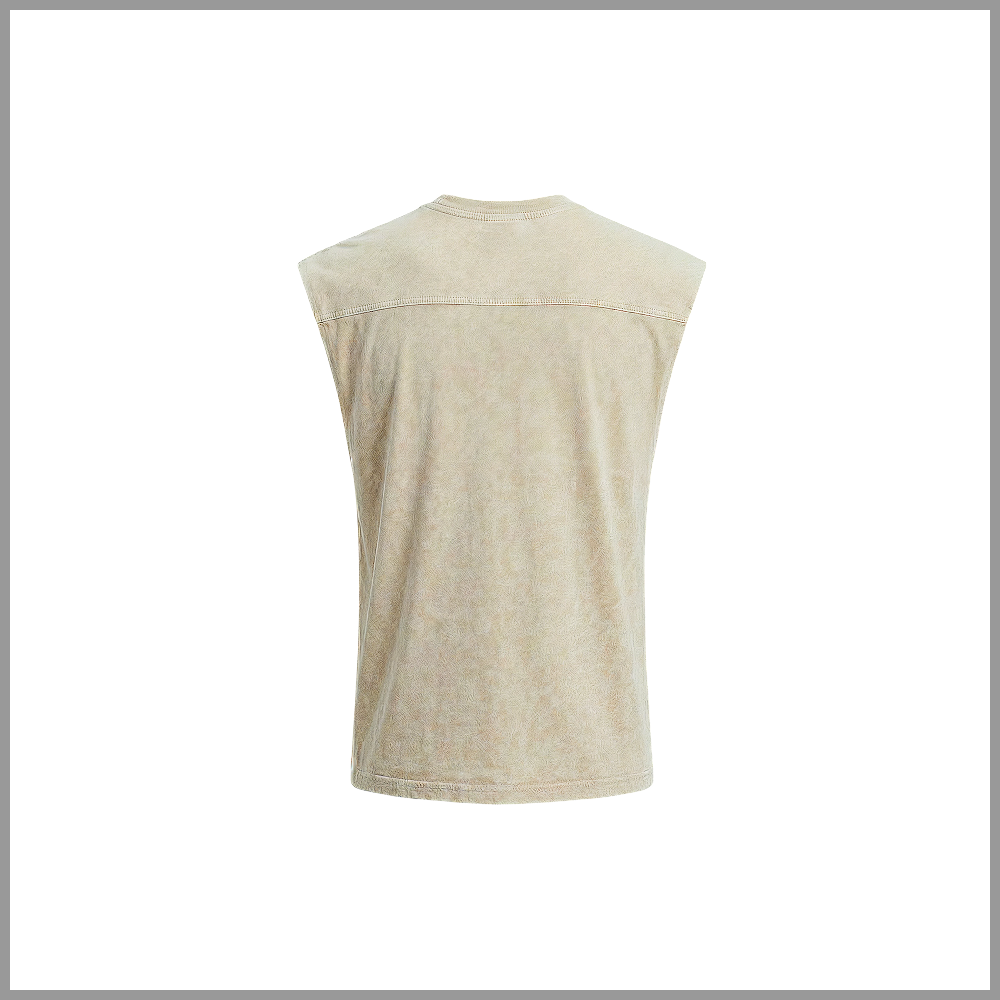 Gymbrat Acid Edge Beige Tank