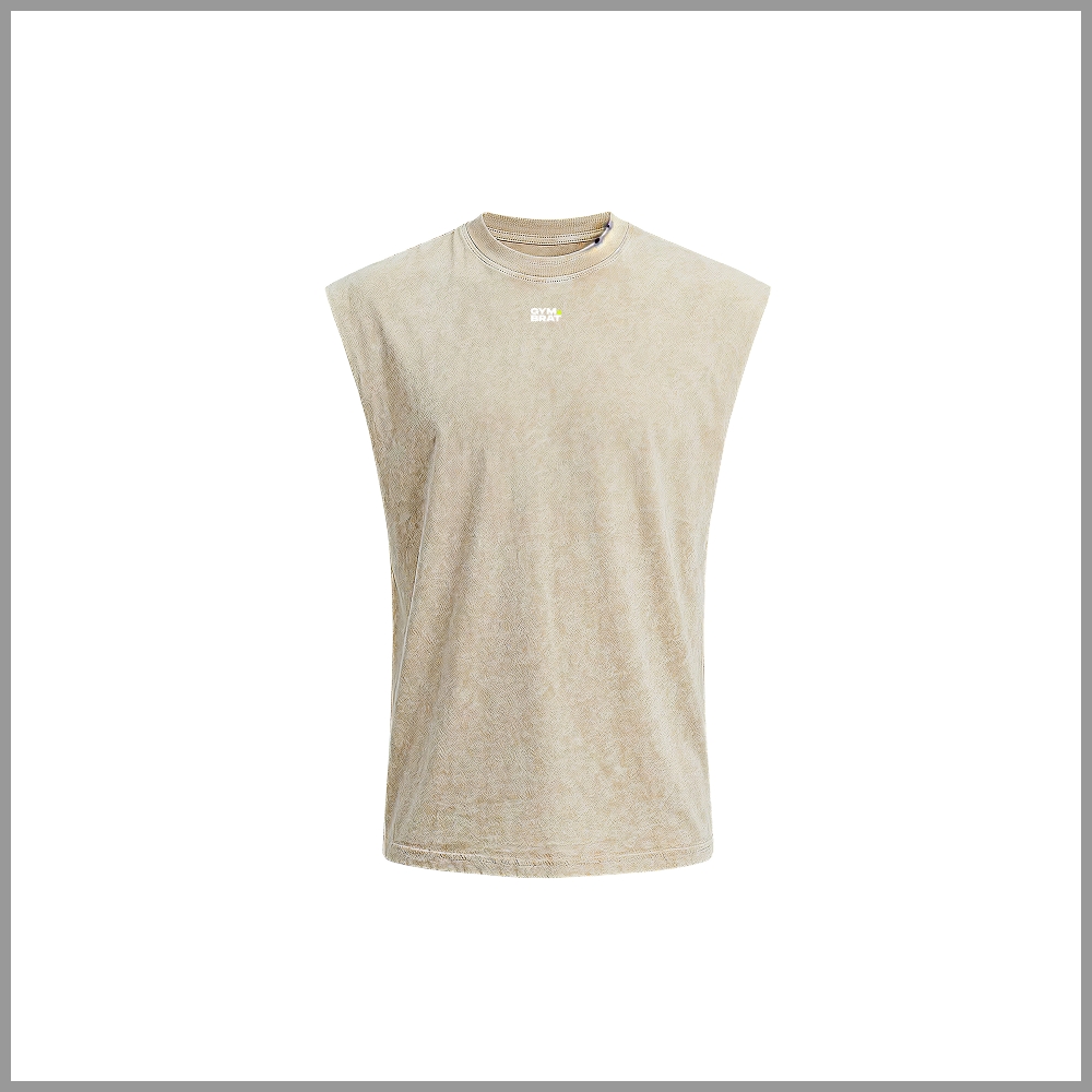 Gymbrat Acid Edge Beige Tank