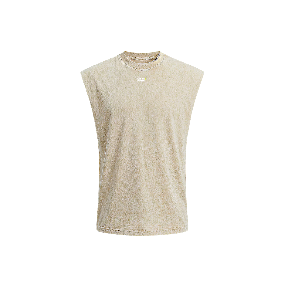 Gymbrat Acid Edge Beige Tank