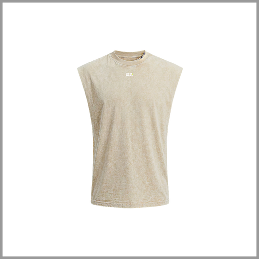 Gymbrat Acid Edge Beige Tank