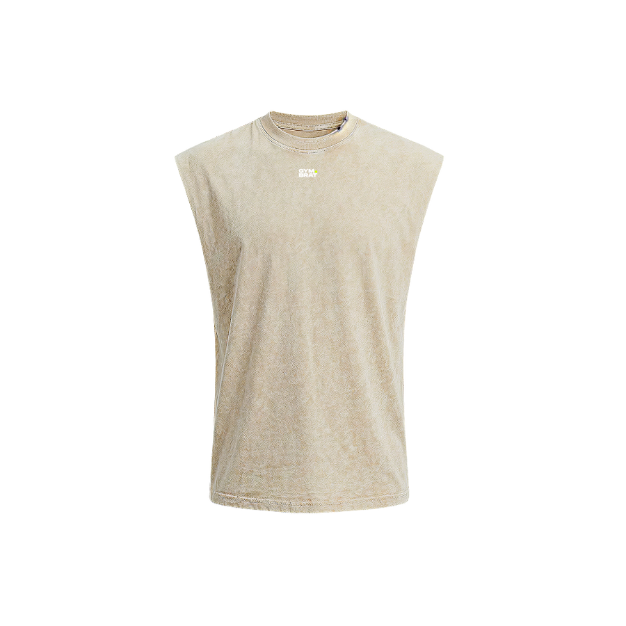 Gymbrat Acid Edge Beige Tank