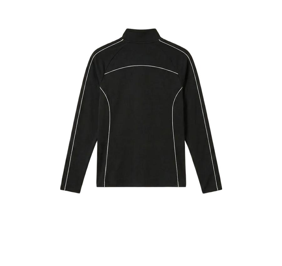 Gymbrat Alpha Contrast Quarter Zip Men Black Pullover