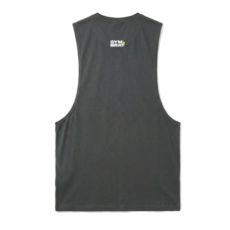 Gymbrat Alpha Training Men Gray Tank