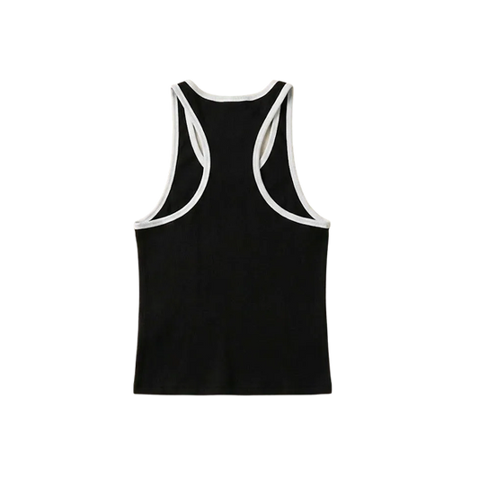 Gymbrat Contrast Men Black Tank