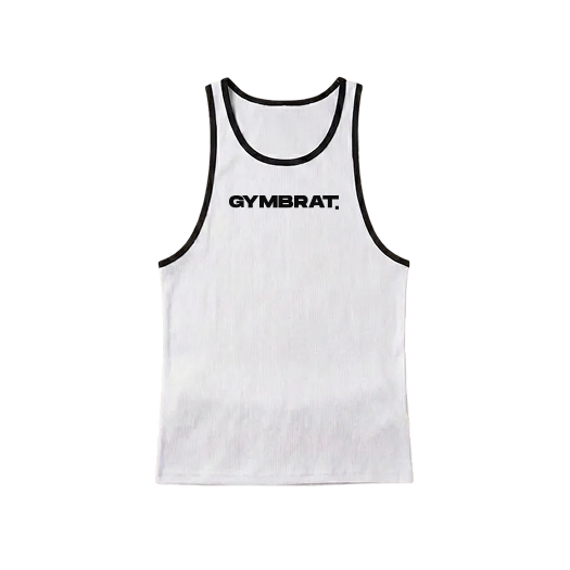 Gymbrat Contrast Men Gray Tank