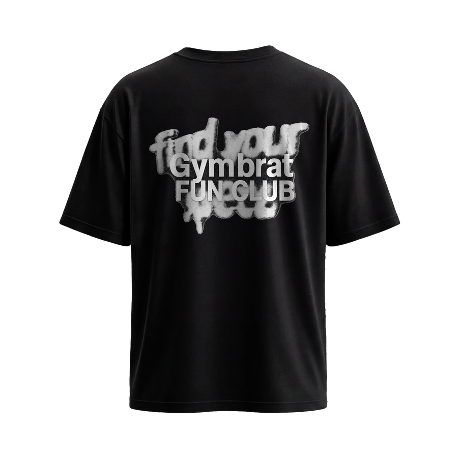 Gymbrat Fitness Tribe Black T-Shirt