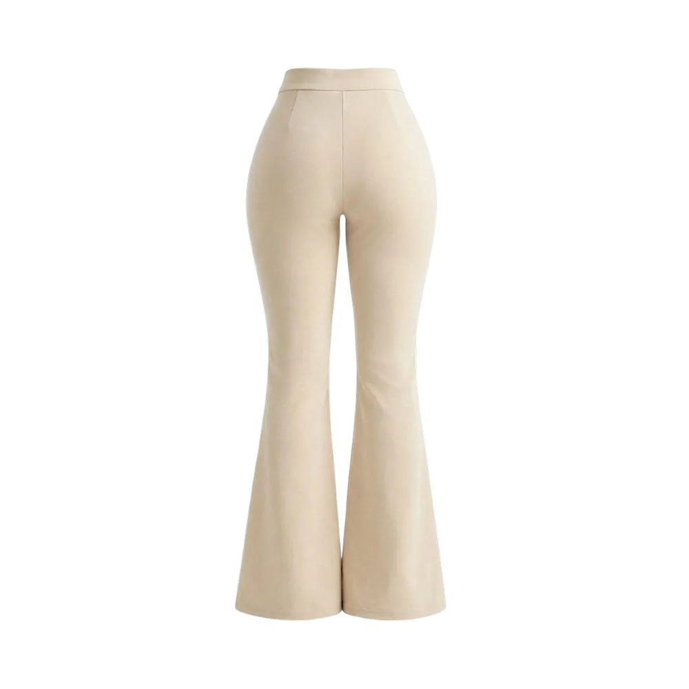Gymbrat Flared Cream Pant
