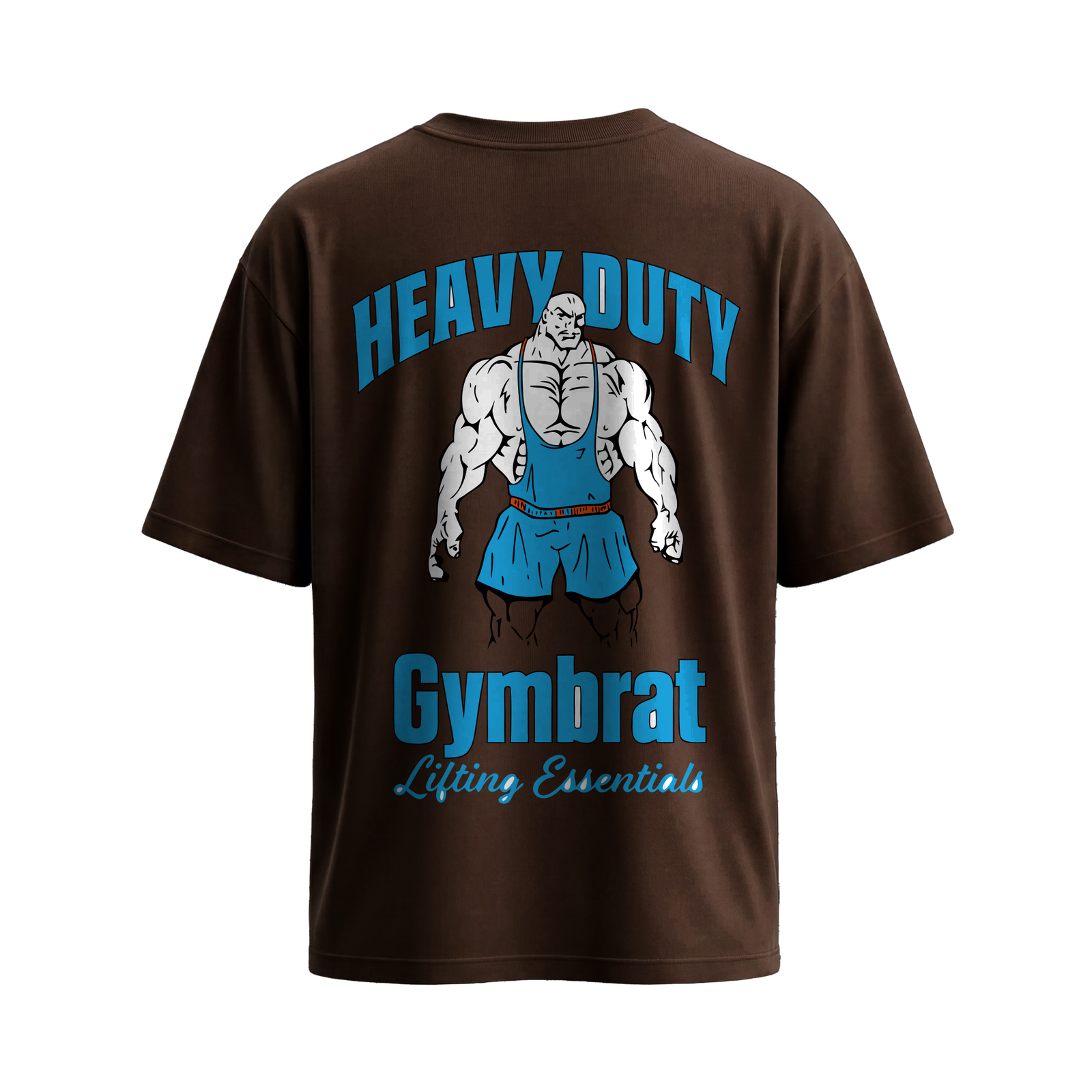 Gymbrat Heavy Duty Brown T-Shirt