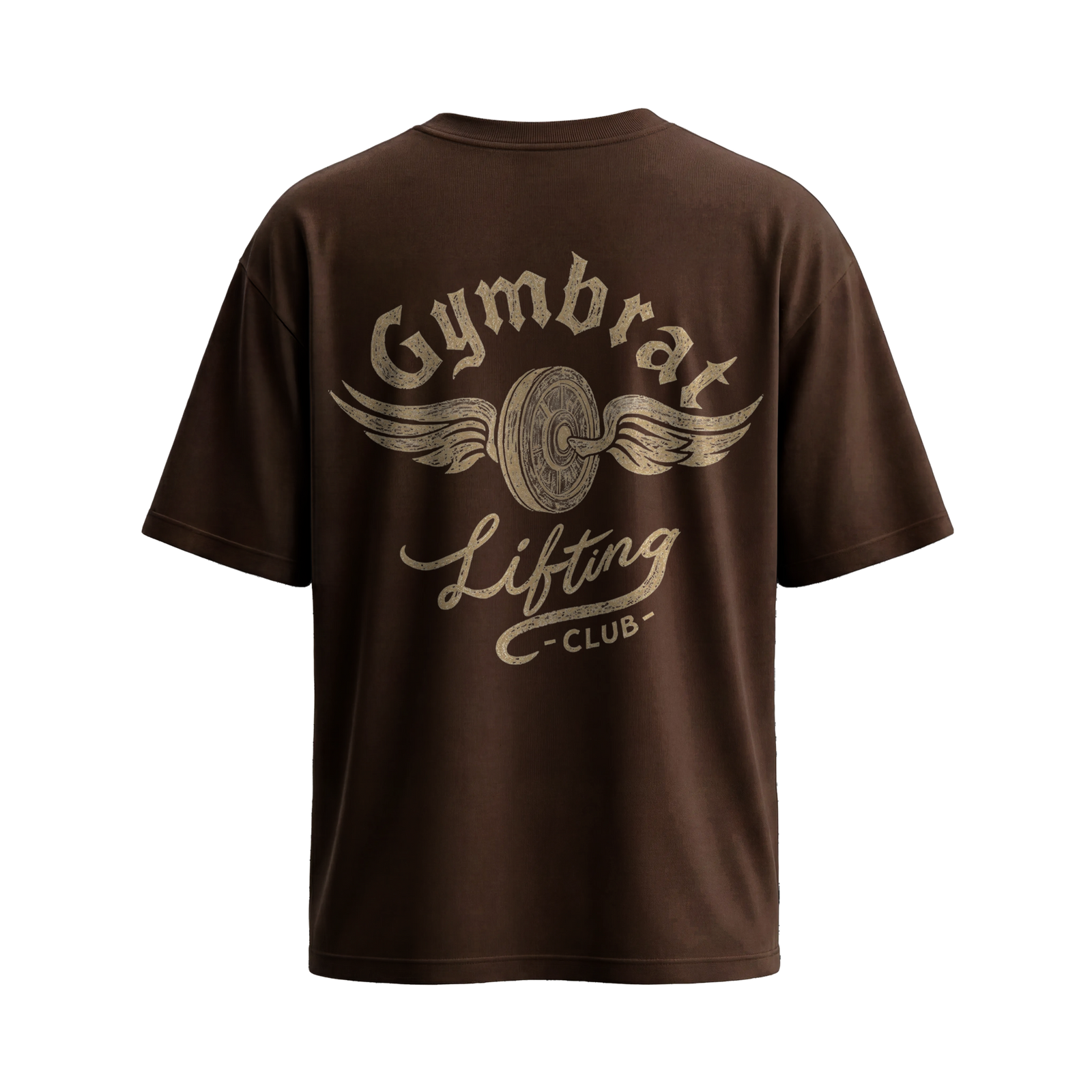 Gymbrat Lifting Club Brown T-Shirt