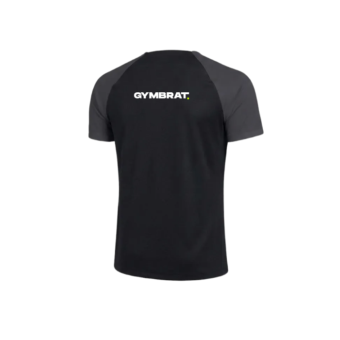 Gymbrat Men Raglan Black T-shirt