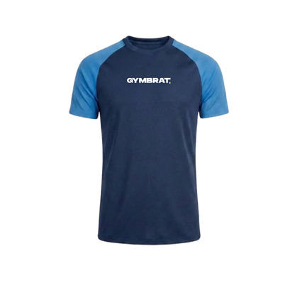 Gymbrat Men Raglan Blue T-shirt