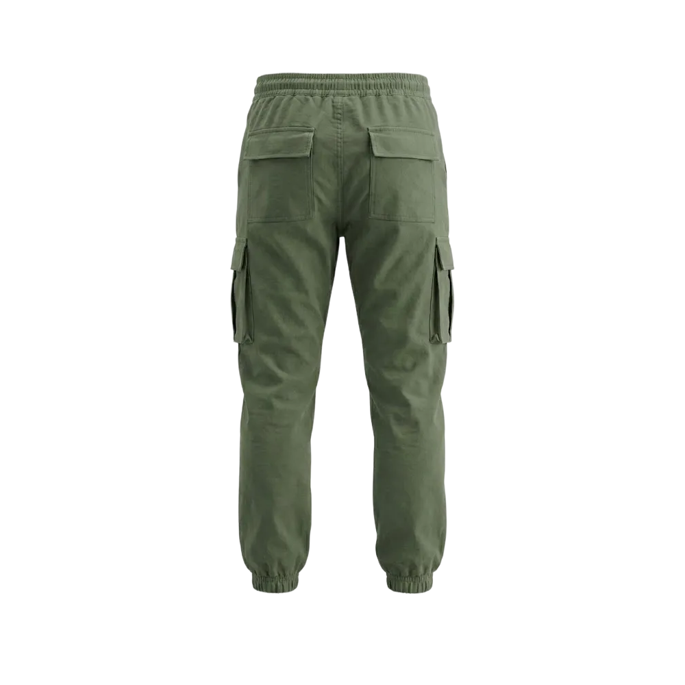 Gymbrat Men Relaxed Fit Olive Jogger