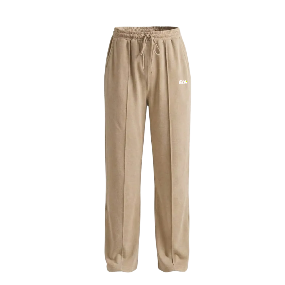 Gymbrat Men Relaxed Fit Beige Pant
