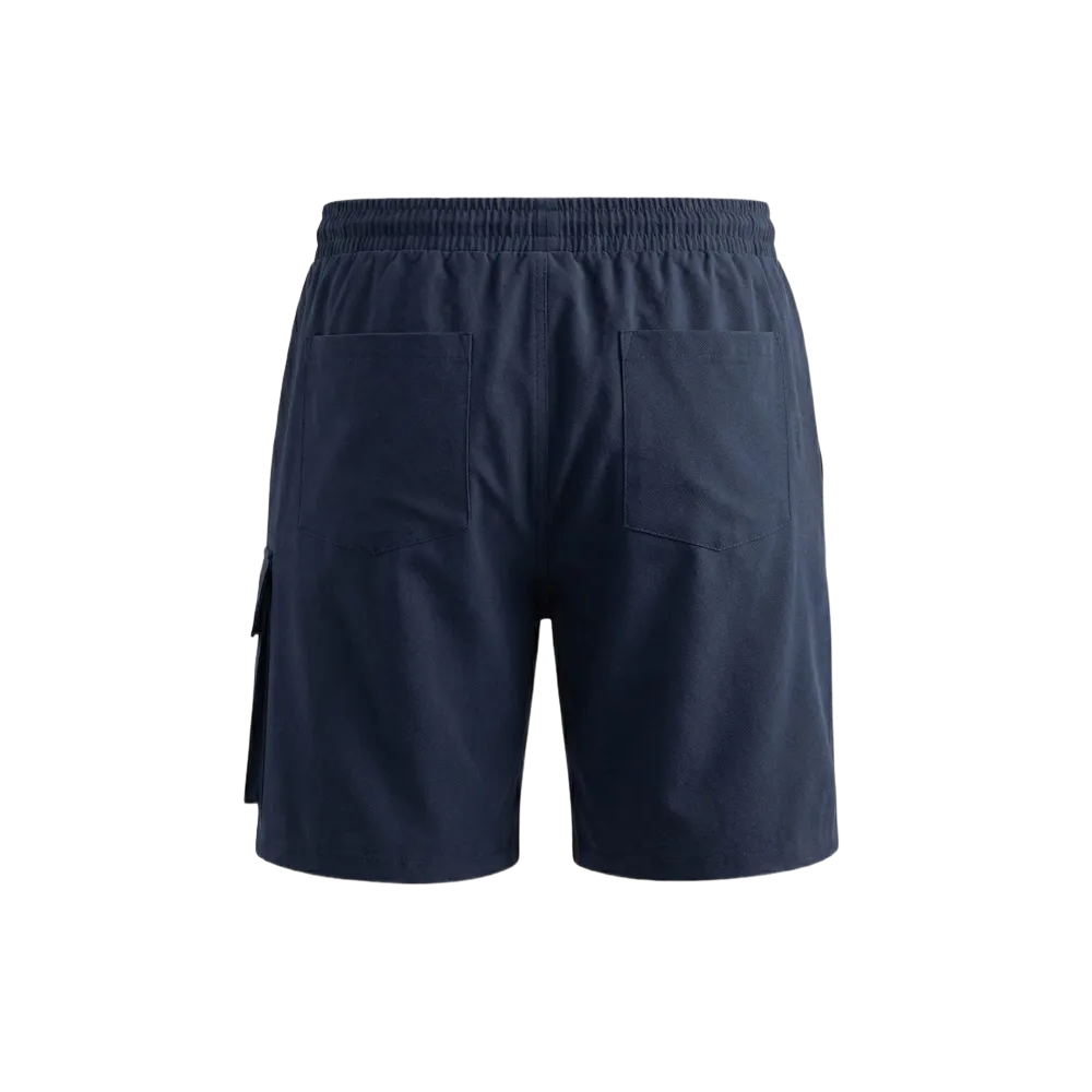 Gymbrat Men Relaxed Fit Blue Shorts