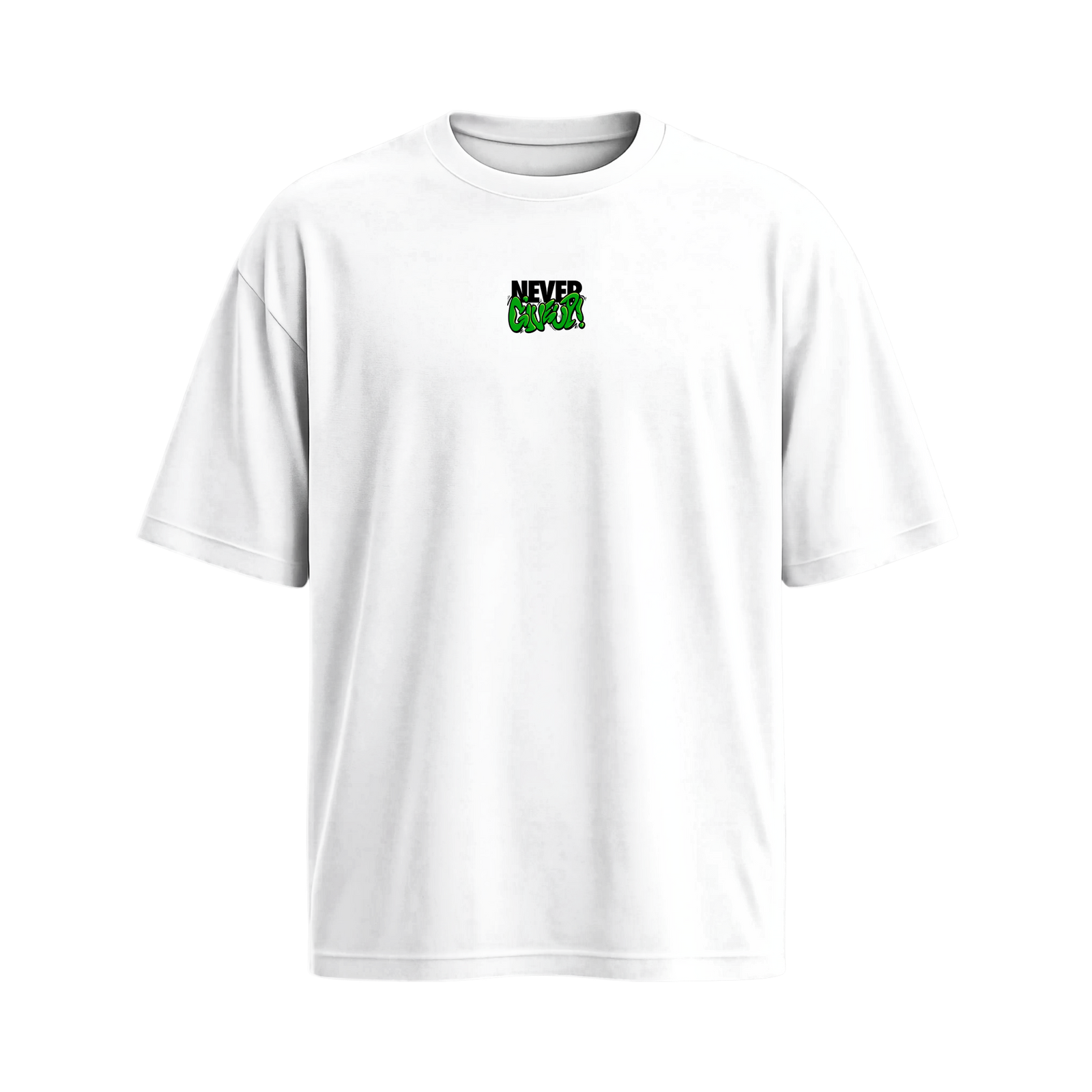 Gymbrat Never Give Up White T-Shirt