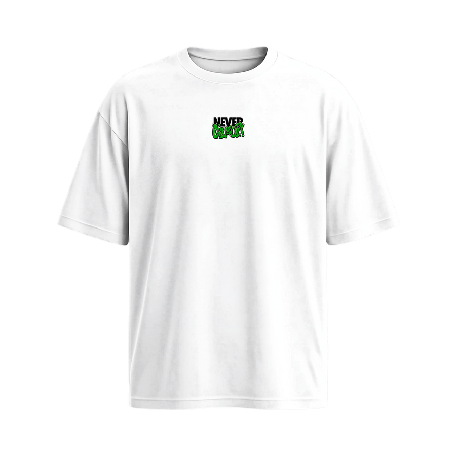 Gymbrat Never Give Up White T-Shirt