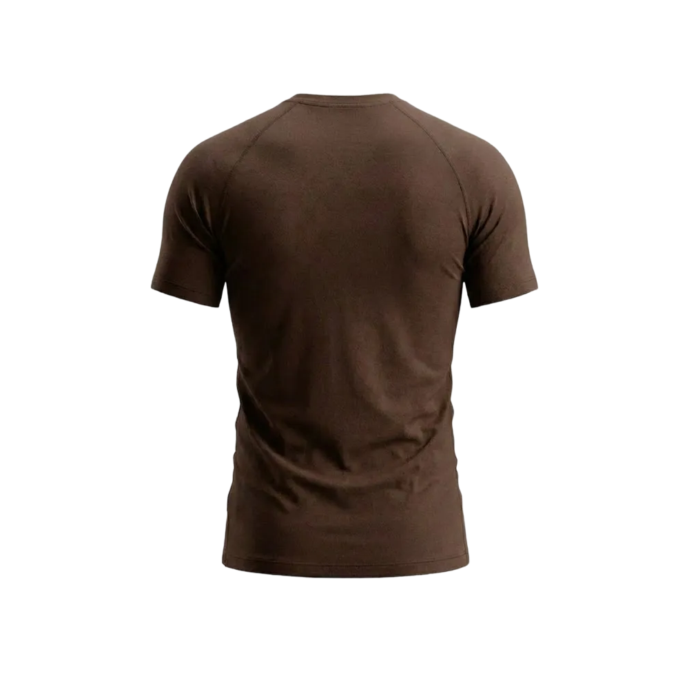 Gymbrat Raglan Basic Brown Tee