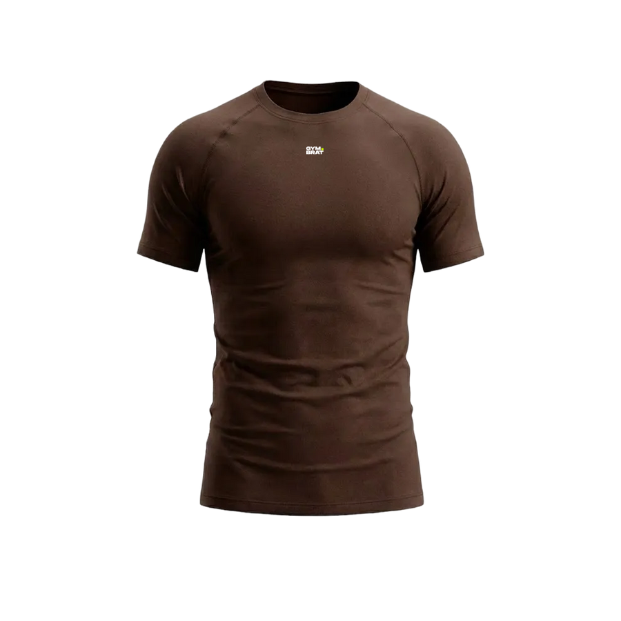 Gymbrat Raglan Basic Brown Tee