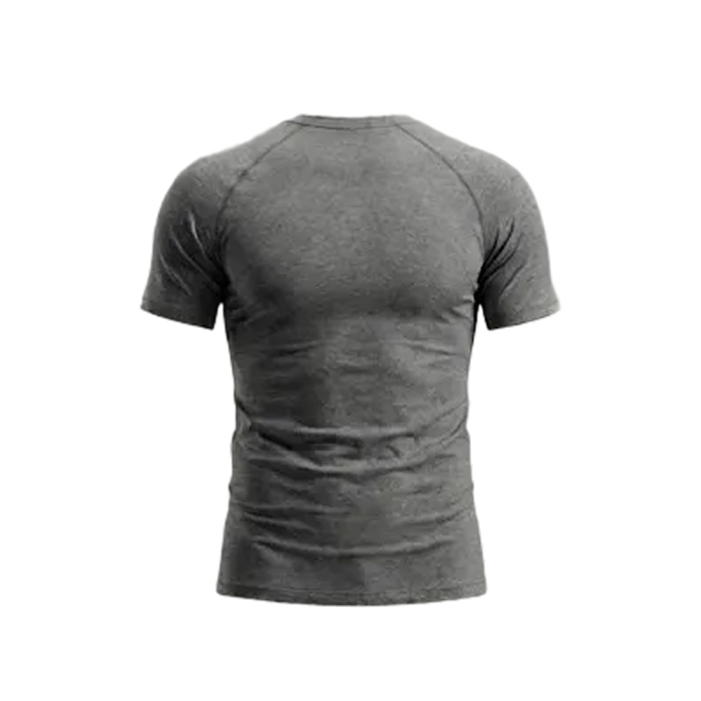 Gymbrat Raglan Basic Gray Tee