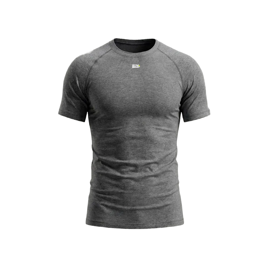 Gymbrat Raglan Basic Gray Tee