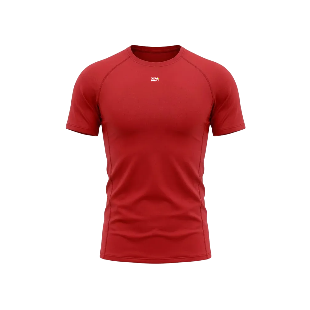 Gymbrat Raglan Basic Red Tee