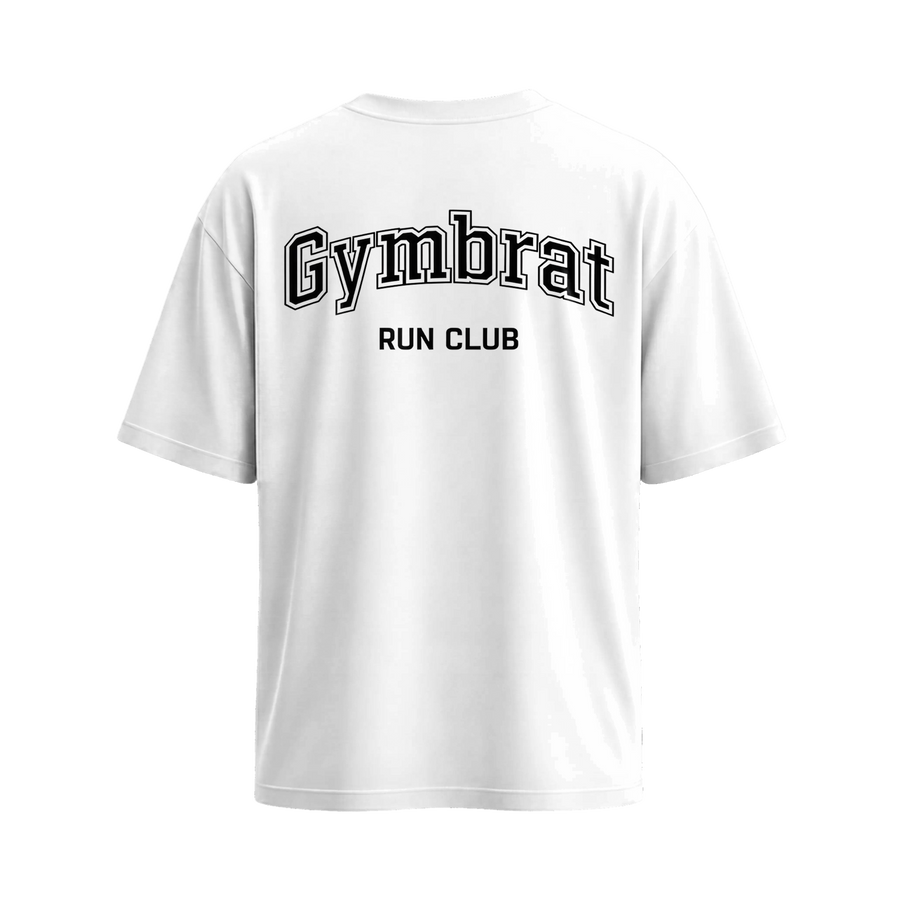 Gymbrat Run Club White T-Shirt