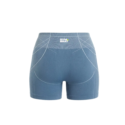 Gymbrat Contrast Female Shorts Light Blue