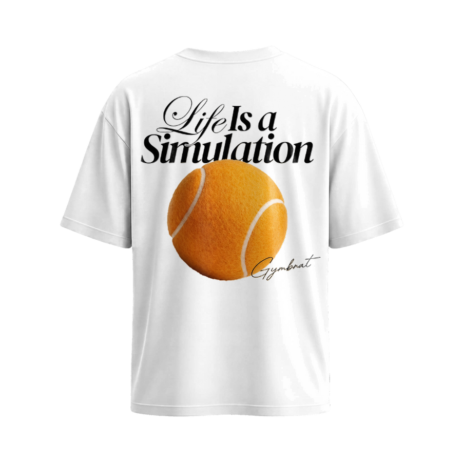 Gymbrat Simulation White T-Shirt