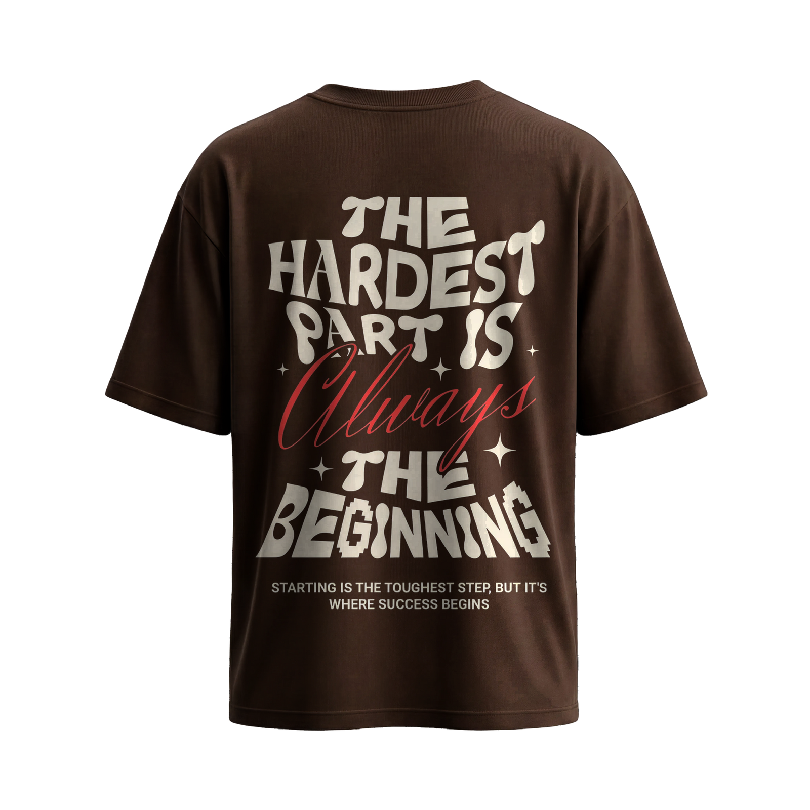 Gymbrat The Hardest Part Brown T-Shirt