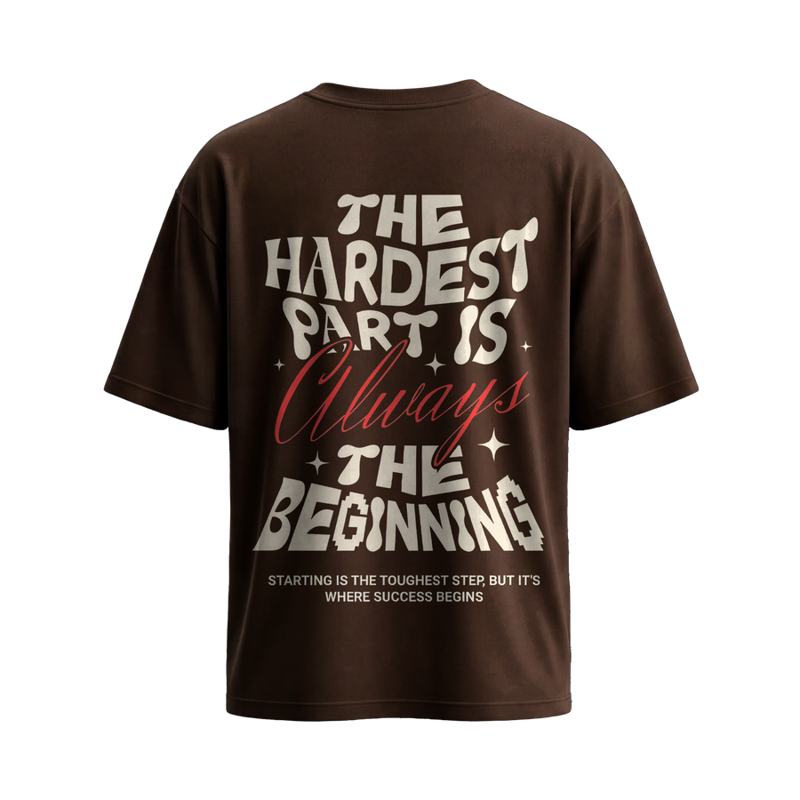 Gymbrat The Hardest Part Brown T-Shirt