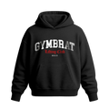 Gymbrat Athleisure Lifting Club Front Black Oversized Hoodie