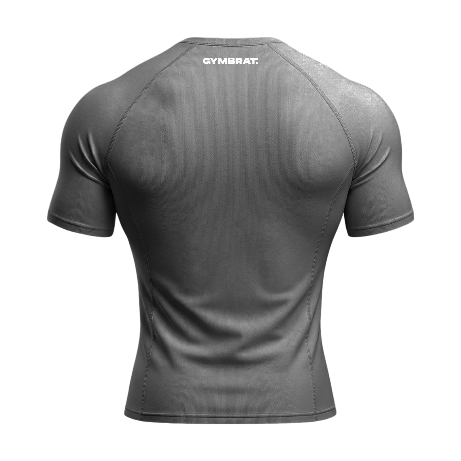 Gymbrat Athleisure Lifting Club Gray Compression T-Shirt