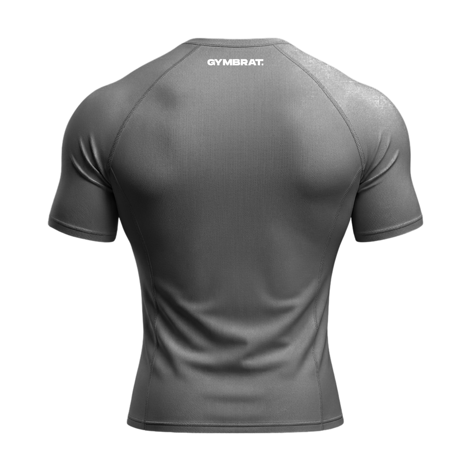 Gymbrat Athleisure Lifting Club Gray Compression T-Shirt