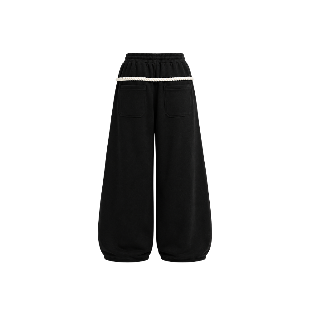 Gymbrat Rope Black Sweatpants