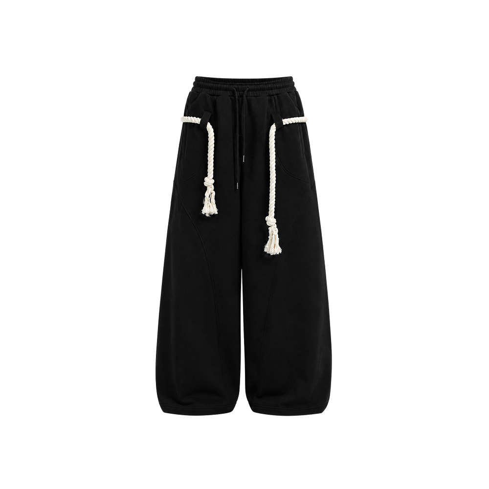 Gymbrat Rope Black Sweatpants