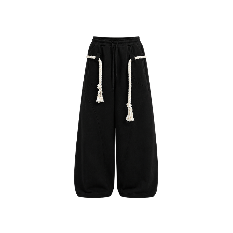 Gymbrat Rope Black Sweatpants