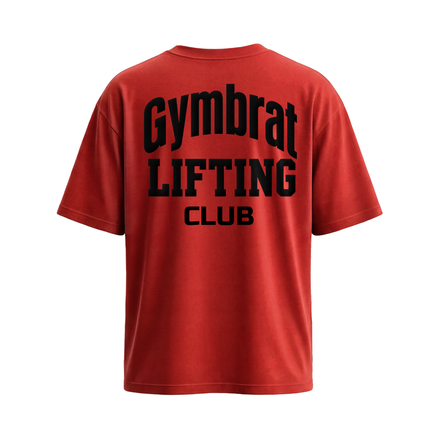 Gymbrat Lifting Club Red T-Shirt